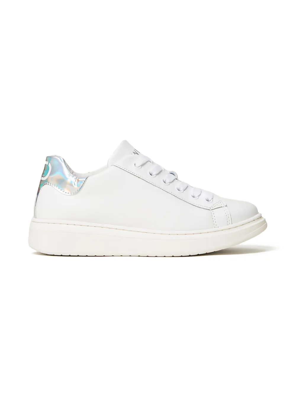 TWINSET Kids iridescent-detail leather sneakers | Girls Shoes | Image 2