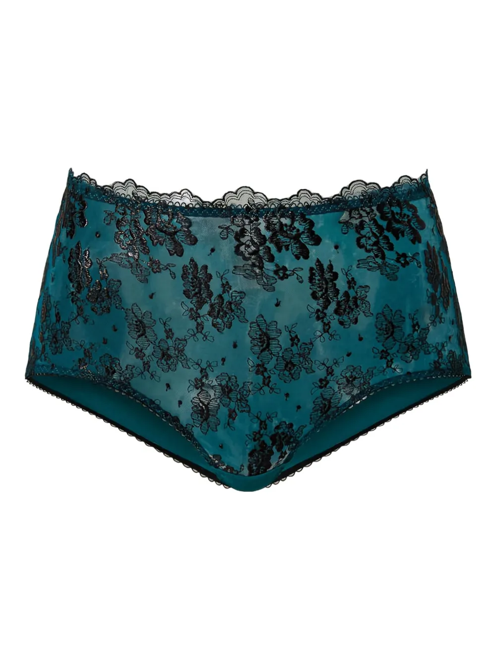 TWINSET floral-embroidered briefs | Green | Image 1