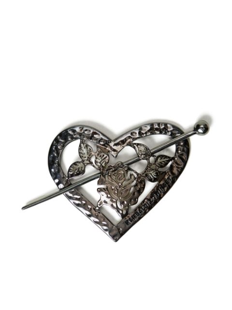 TWINSET heart-shaped brooch