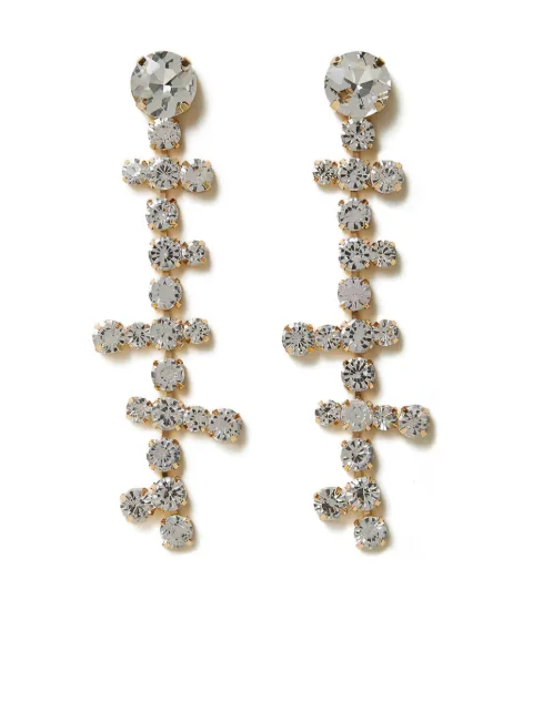 TWINSET crystal-embellished drop earrings