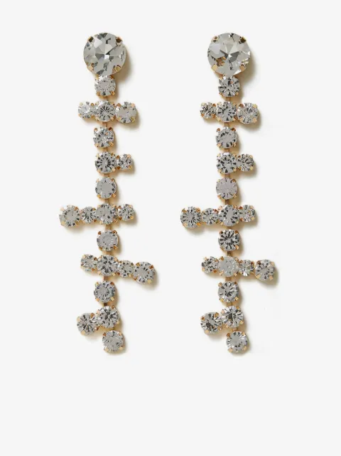 TWINSET aretes con detalles de cristal