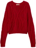 TWINSET drop-shoulder sweater - Red