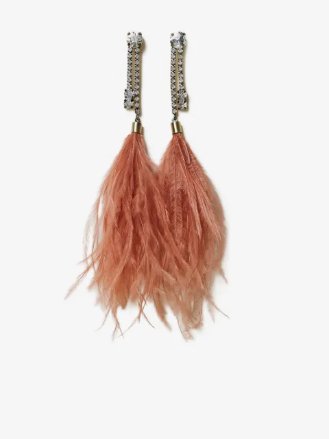 TWINSET aretes con detalles de cristal