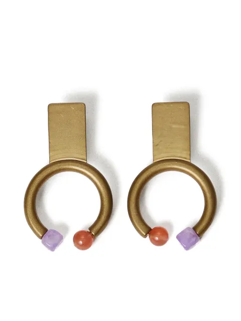 TWINSET circle embellished earrings