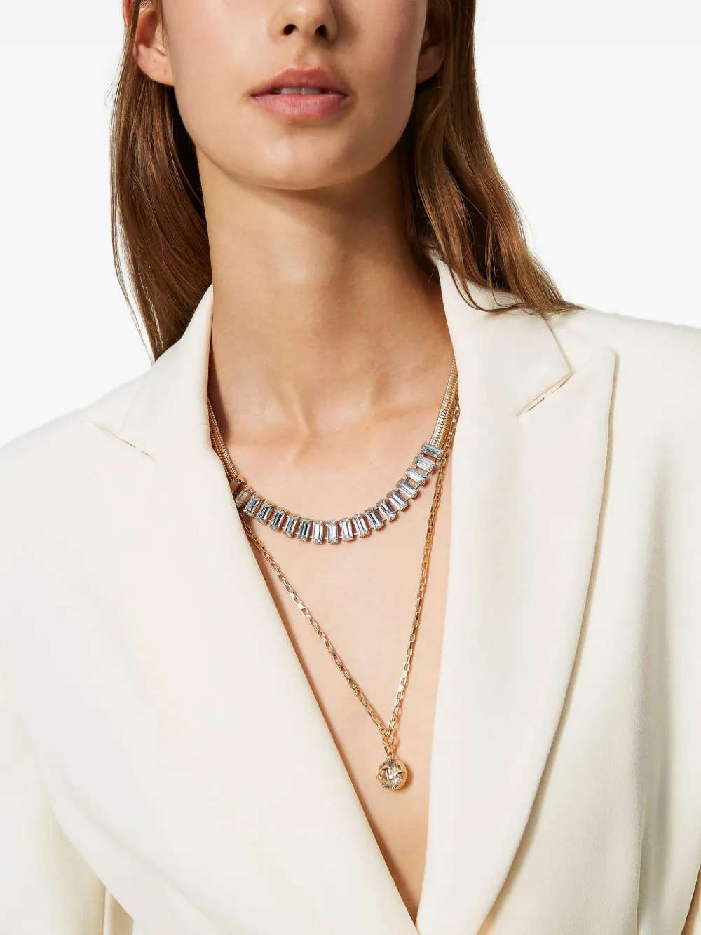 TWINSET crystal-embellished necklace - Goud