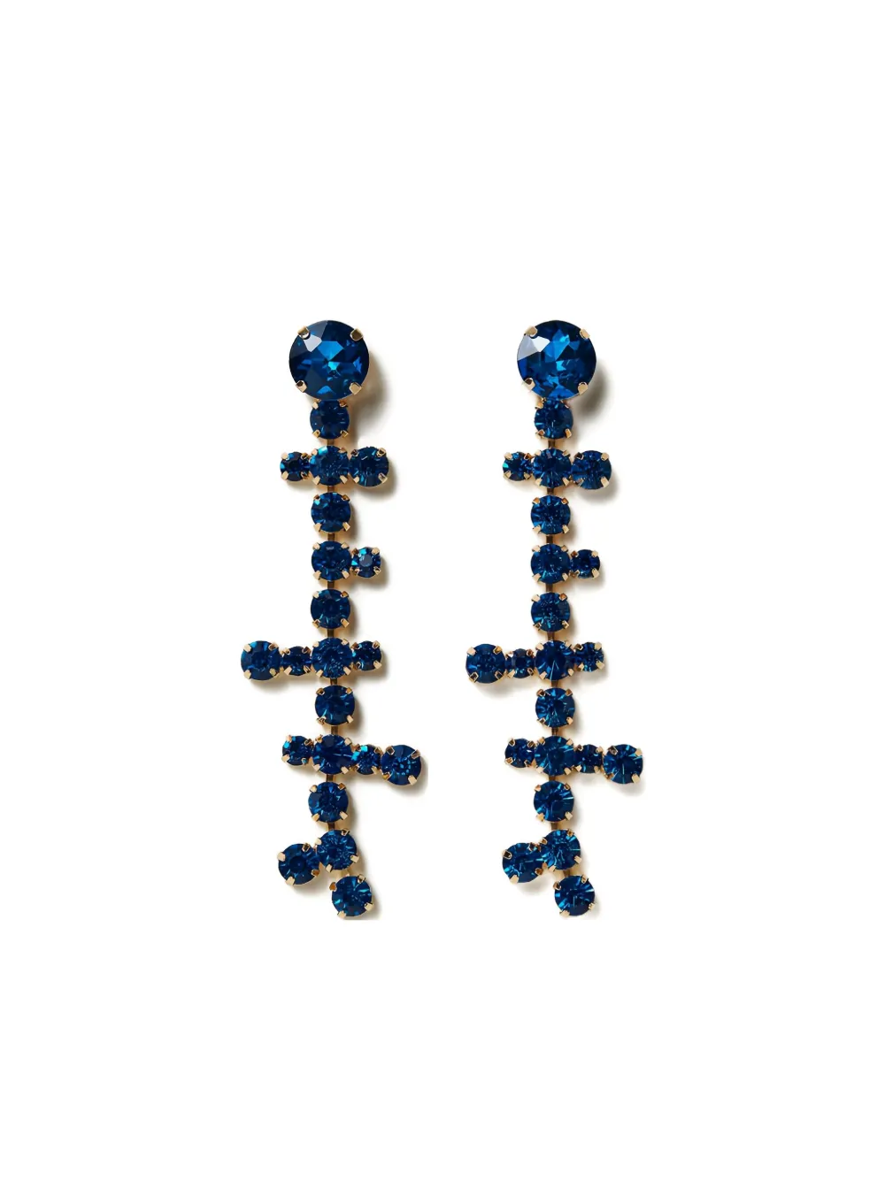 TWINSET crystal-embellished drop earrings - Oro