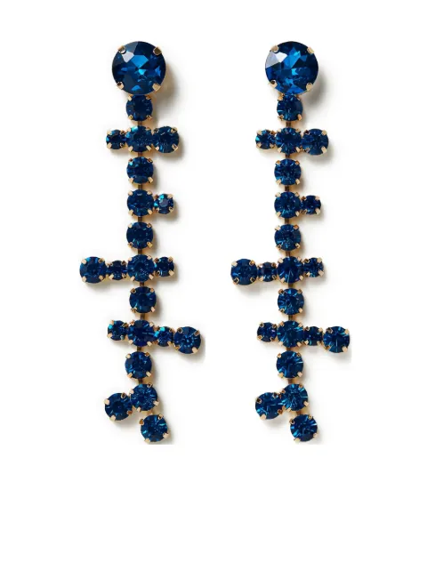 TWINSET crystal-embellished drop earrings