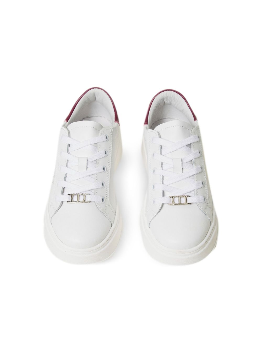 TWINSET Kids Sneakers met logoplakkaat Wit