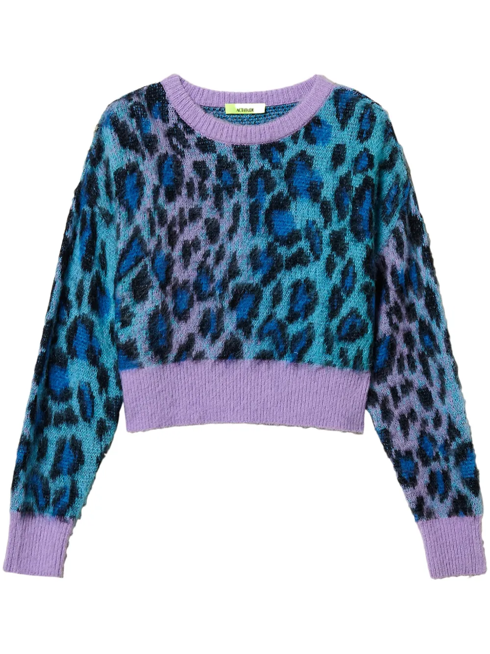 TWINSET x MYFO trui met jacquard Blauw