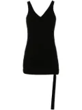 Rick Owens DRKSHDW Double Ziggy Bananatank top - Black