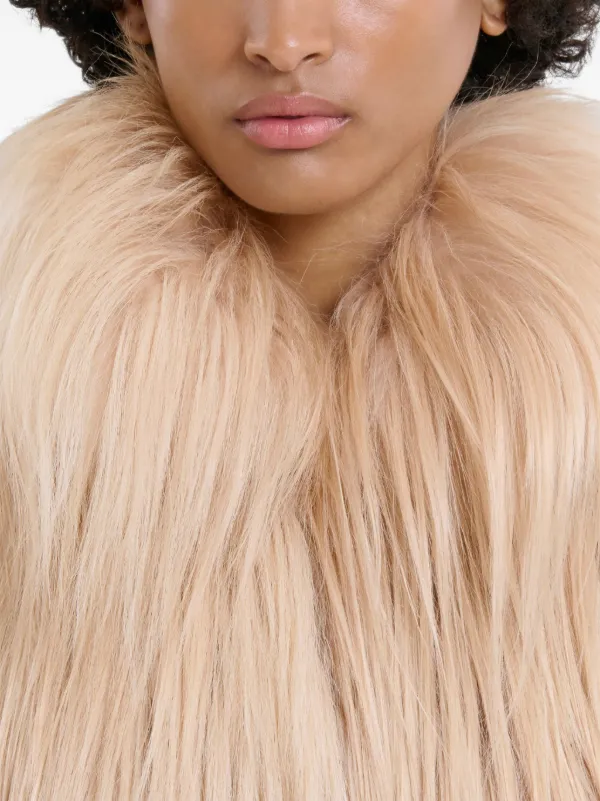 Marni faux-fur Jacket | Neutrals | FARFETCH GE