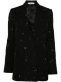 Lanvin crystal-embellished blazer - Black