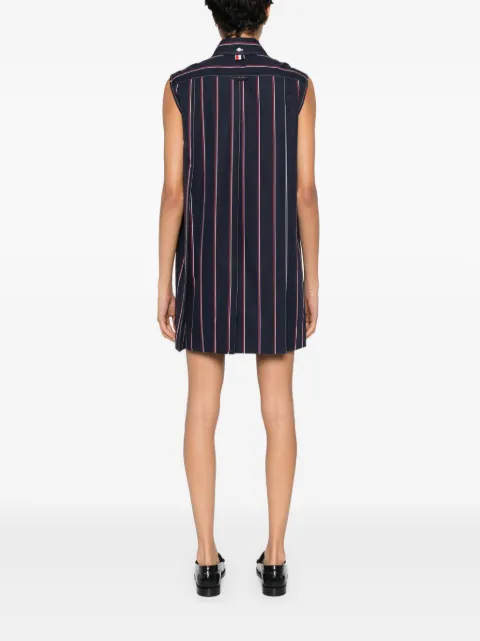 Thom Browne RWB-stripe shirt dress FDSE88AF0658 - 3