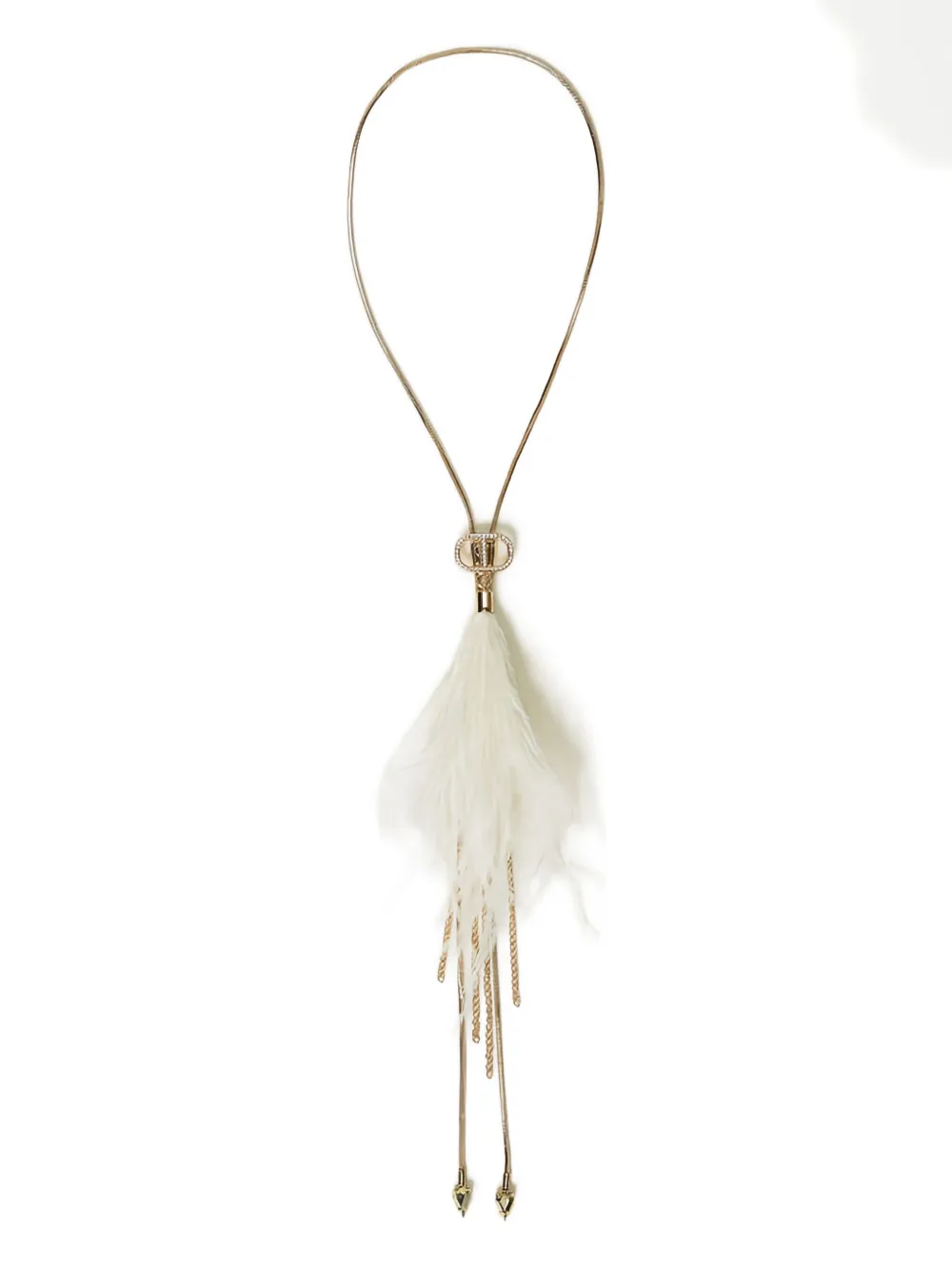 Twinset Tassel Necklace In Gold