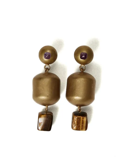 TWINSET boucles d'oreilles à fini oxydé