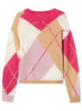TWINSET checked knitted jumper - Pink