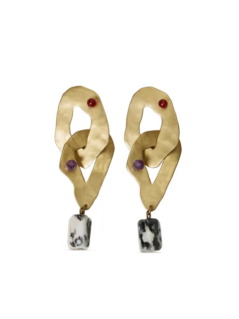 TWINSET boucles d'oreilles à détail de chaîne