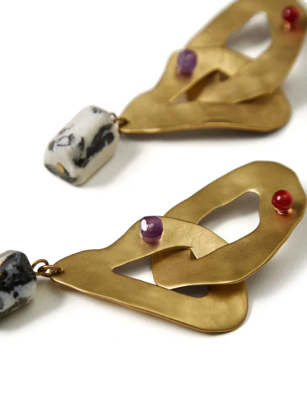 ゴールドチェーンリンクピアス TWINSET チェーンリンク ピアス | ゴールドトーン | FARFETCH JP