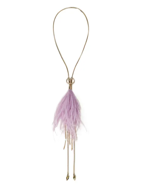 TWINSET feather-tassel necklace