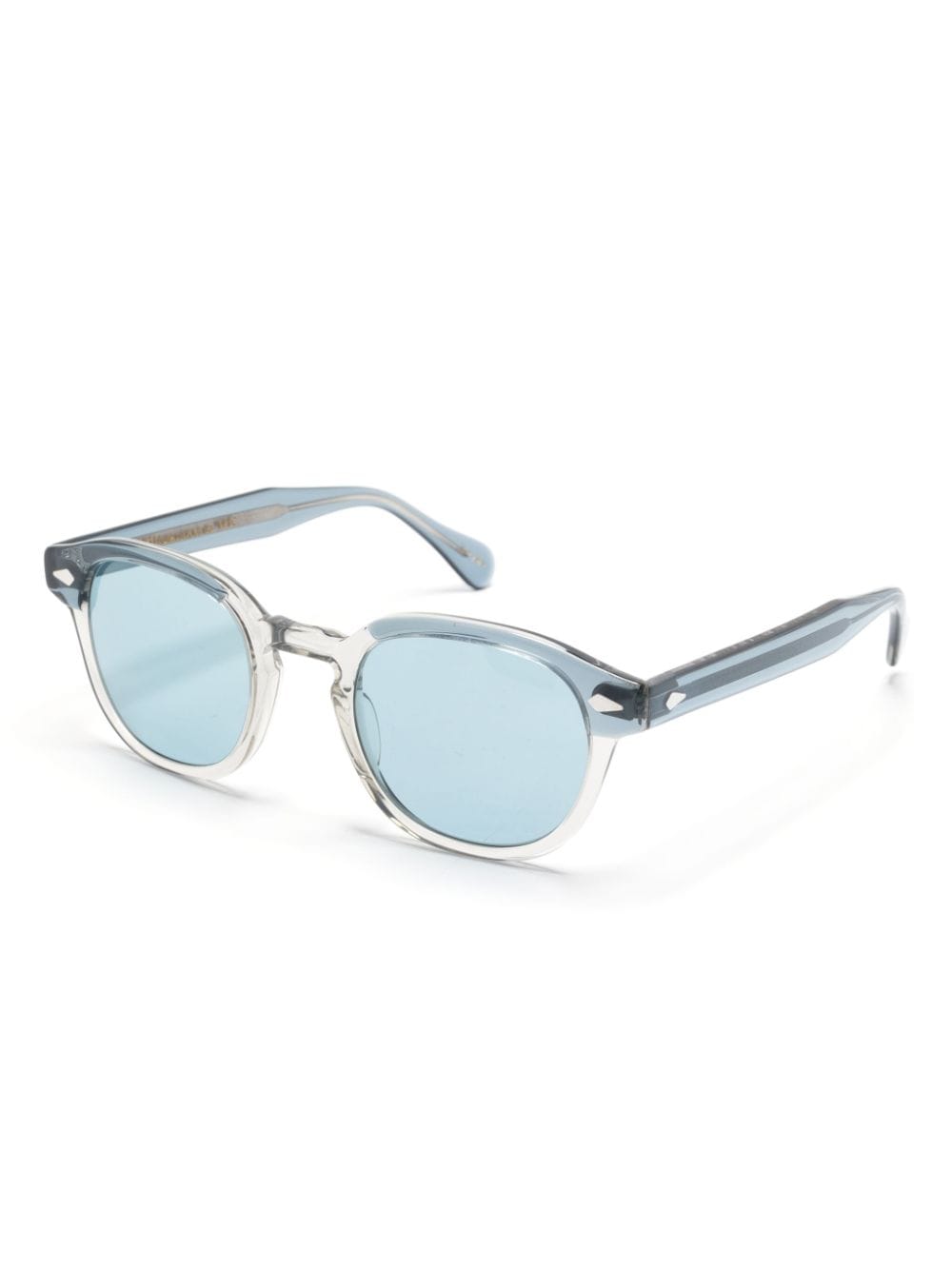 Moscot Lemtosh zonnebril met rond montuur - Blauw