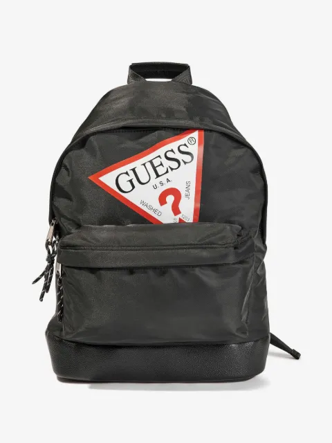 guess kids logo-print backpack