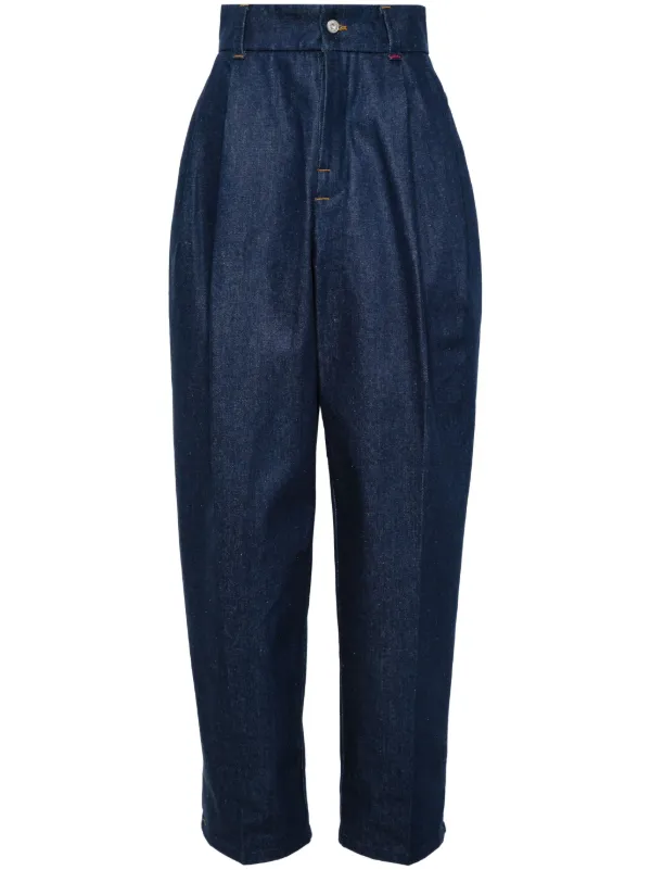 送料関税込■JACQUEMUS■Le De-Nimes Curzio テーパードジーンズ Jacquemus Le de-Nîmes Curzio ジーンズ | ブルー | FARFETCH JP