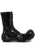 Marni Wave patent leather boots - Black