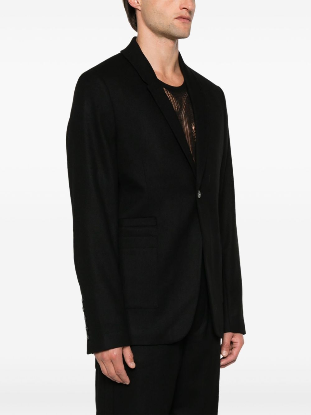 Shop Thom Krom M B 53 Blazer In Schwarz