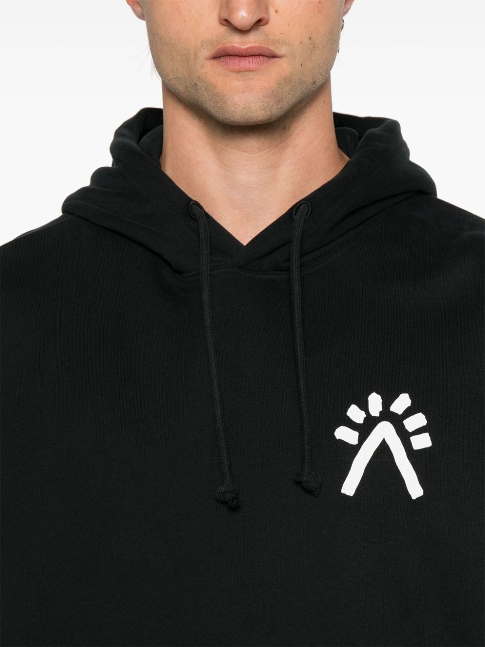 Shop Peak Performance Graphic Hoodie In Black