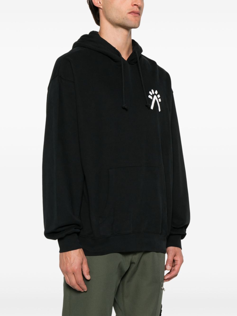 Shop Peak Performance Graphic Hoodie In Black