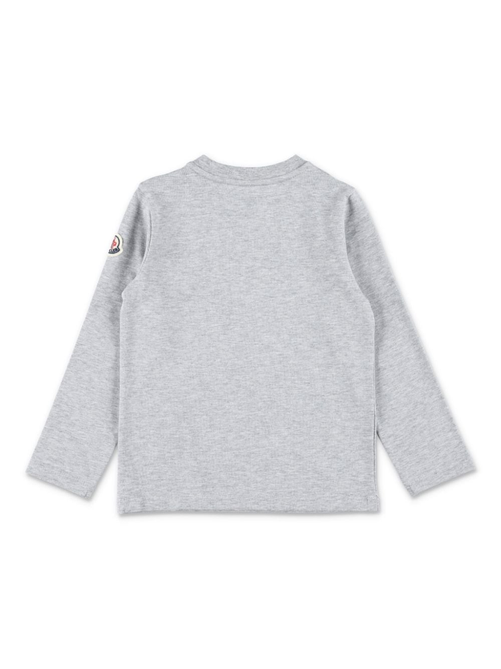 Moncler Enfant logo-print t-shirt - Grijs