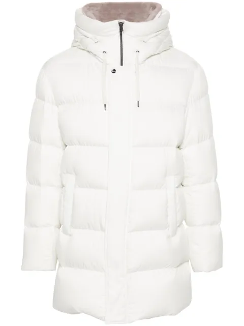 Herno logo-plaque coat