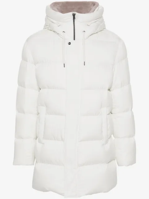 Herno logo-plaque coat