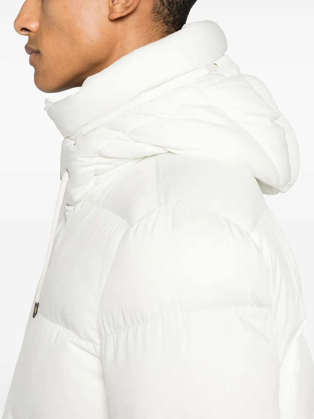 Herno Jas met logoplakkaat Wit