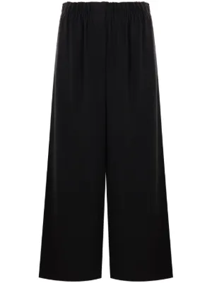 Jil Sander ベルテッド ワイドパンツ | ブラック | FARFETCH JP