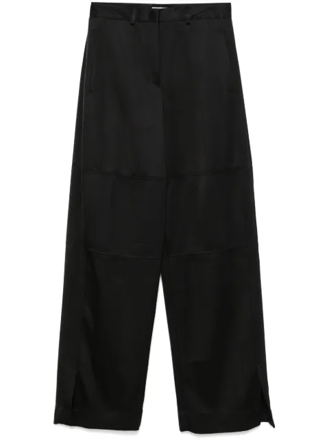 Jil Sander silk twill trousers
