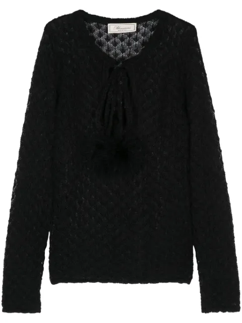 Blumarine open-knit top