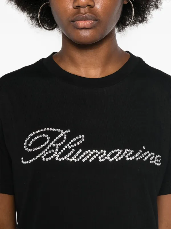 Blumarine ロゴ Tシャツ | ブラック | FARFETCH JP