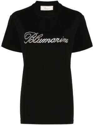 【専用です！】Blumarine ブルマリン エンブロイダリー刺繍 Tシャツ 7.18 ドット et ブルーエンブロイダリーシャツ×毎月19日がおトク