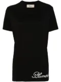 Blumarine logo-print T-shirt - Black