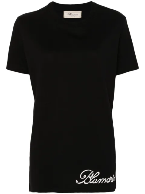 Blumarine T-Shirt mit Logo-Print