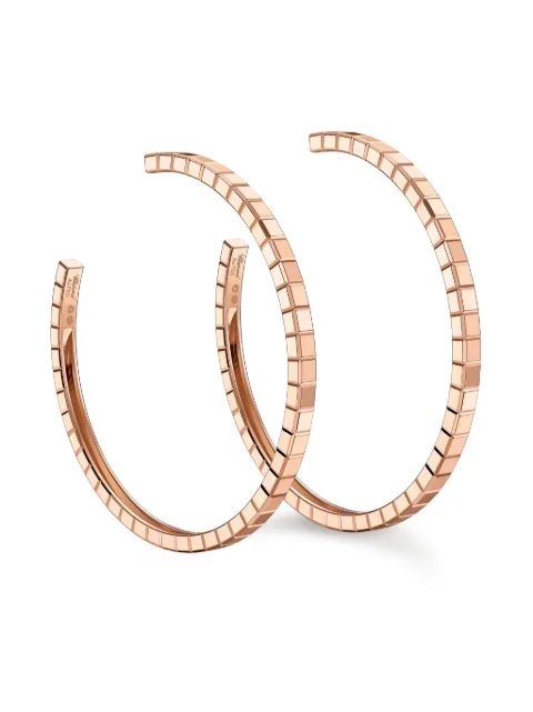 Chopard aretes Ice Cube en oro rosa de 18kt
