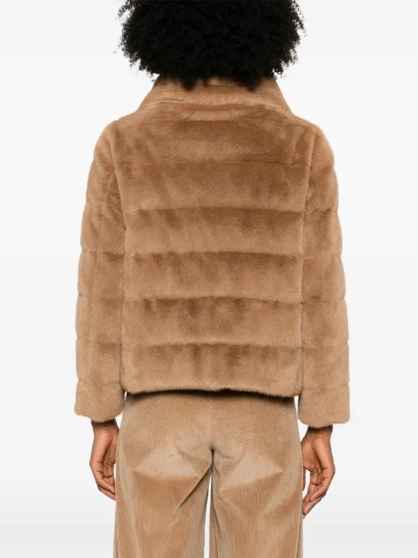 Herno faux-fur Jacket Brown FARFETCH IN