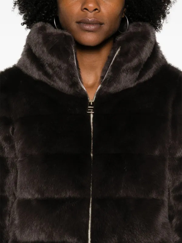 Herno fur coat cheap