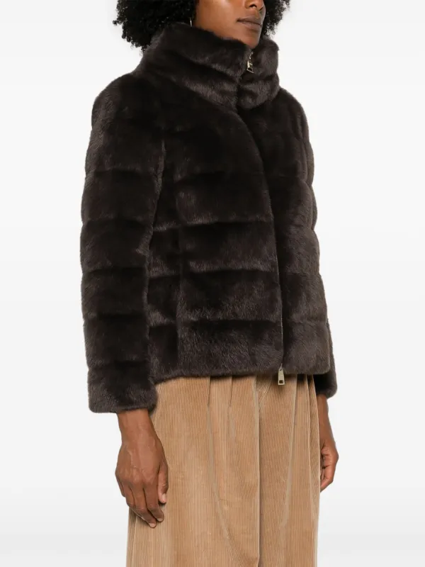 Herno fur coat sale