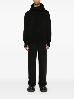 パーカー・フーディ Thom Krom SS25 MEN SWEATSHIRT PULLOVER HOODIE (MS183 BLACK) Thom Krom Jersey Hoodie | Black | FARFETCH