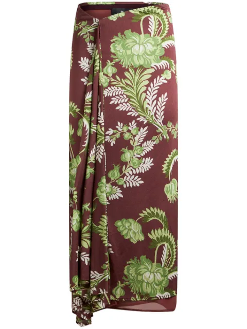 ETRO floral-print midi skirt