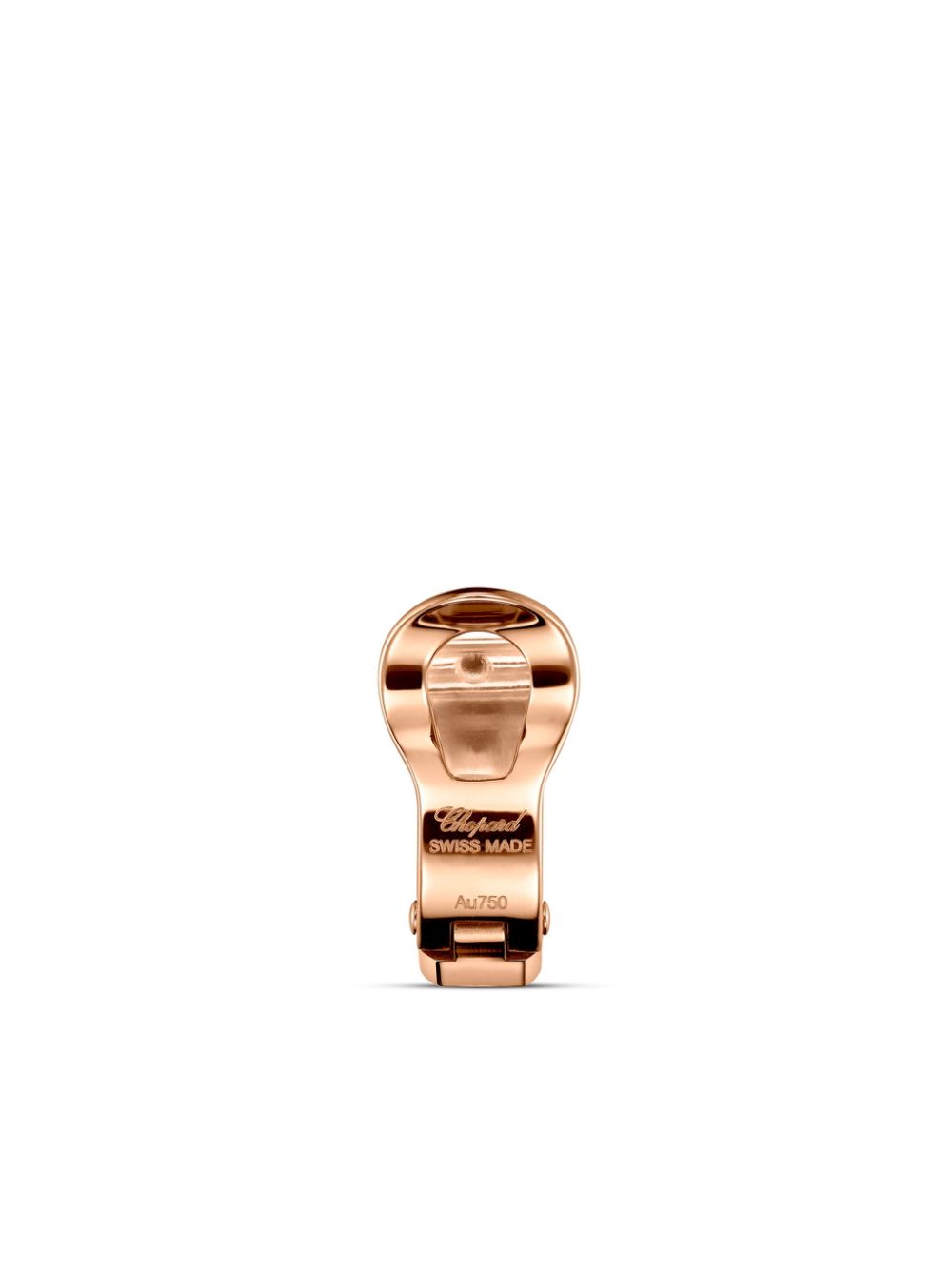 Shop Chopard 18kt Rose Gold Ice Cube Earrings In Pink