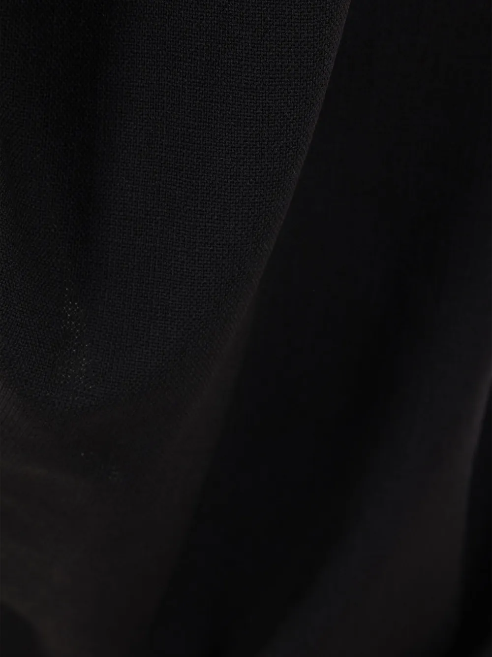 QUIRA DRAPED-DESIGN MIDI SKIRT