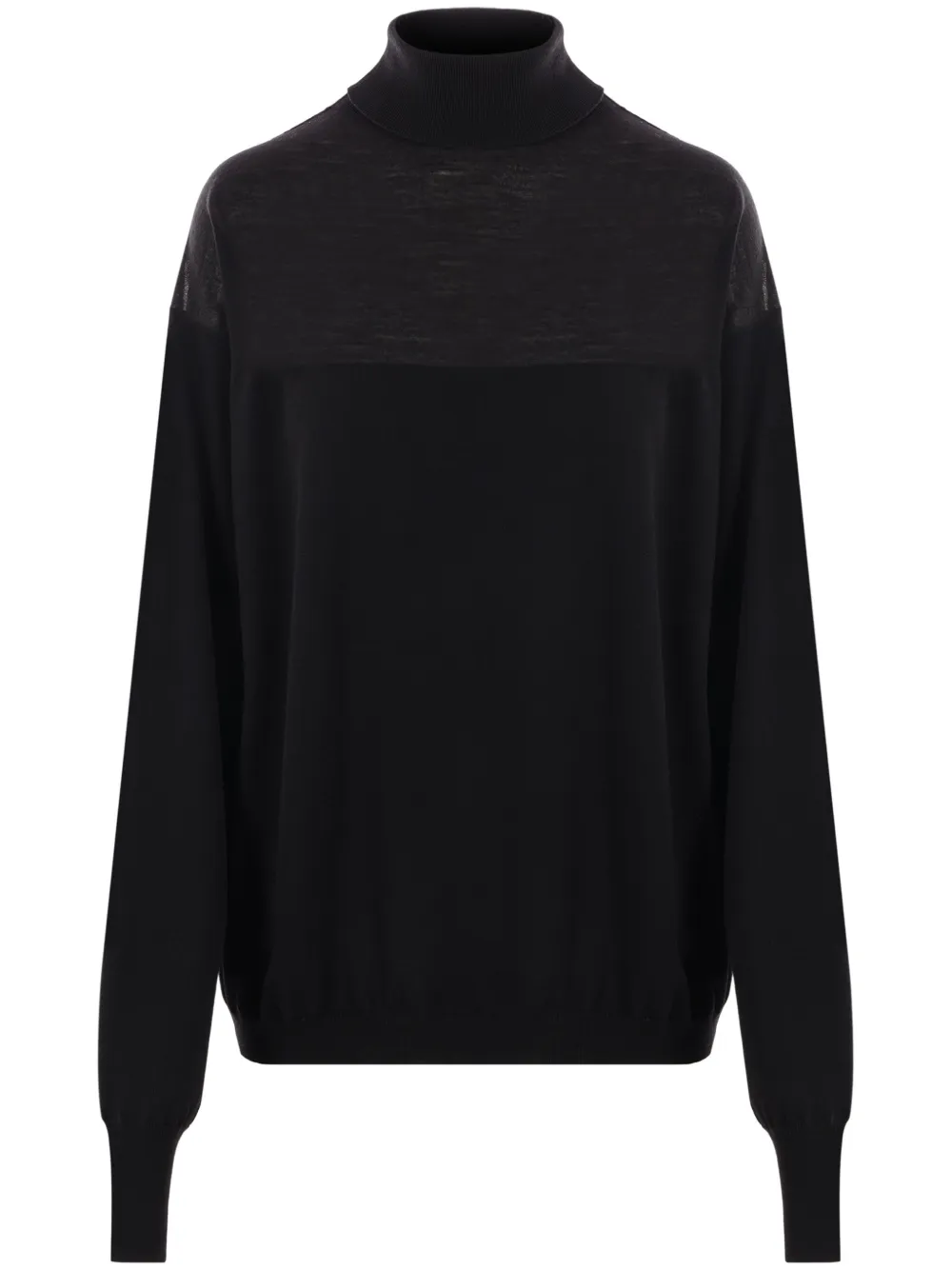 QUIRA panelled jumper - Black